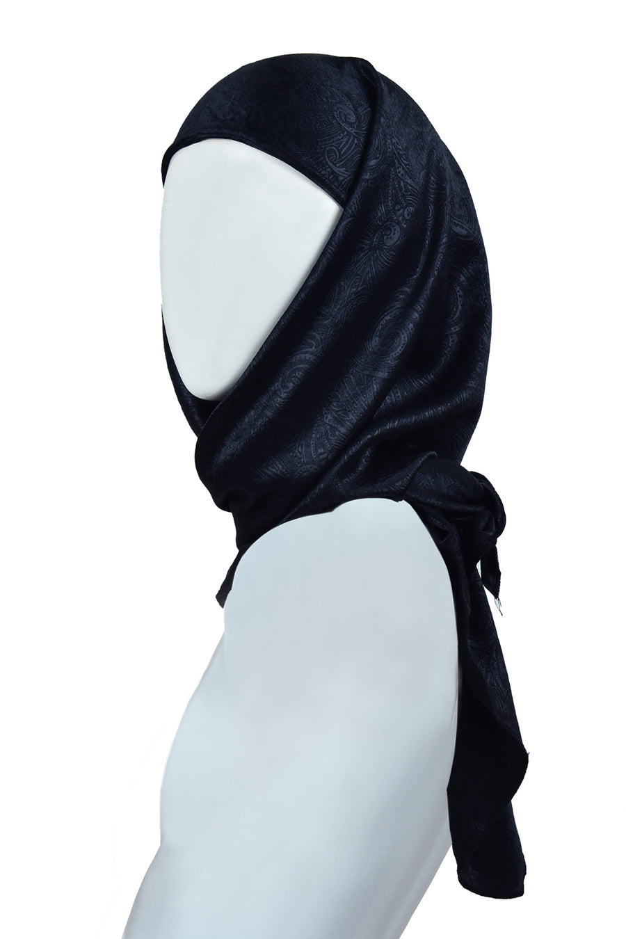 Carre de Satin noir - New premade satin scarf !